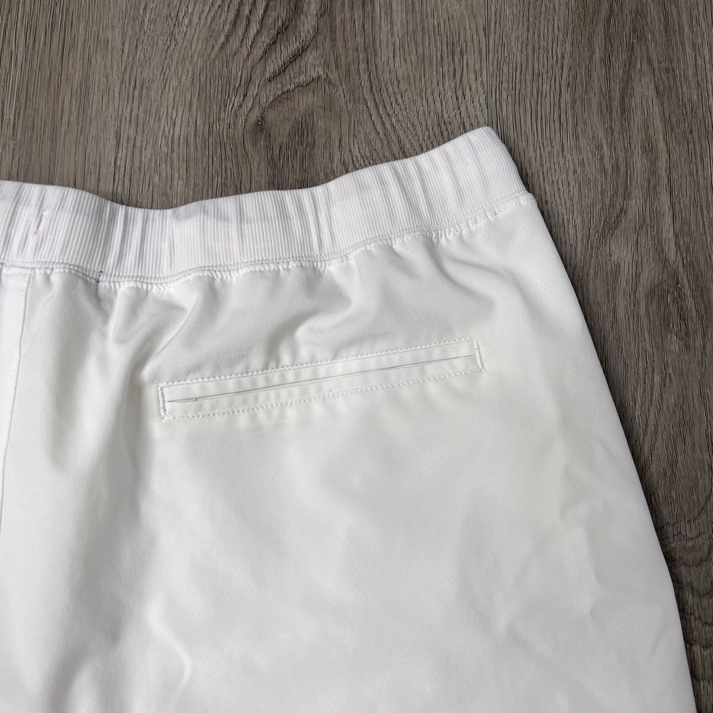 B Draddy Sport Mesh Lined Shorts Mens Size Xtra Large Inseam 6" White - Picture 12 of 14